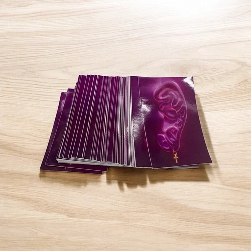 Autocollant oreille suprême violet 100% authentique SS21 50 pièces *autocollants aléatoires gratuits*