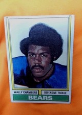 1974 Topps Wally Chambers Rookie #474 Chicago Bears
