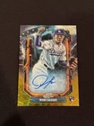 2025 Topps Chrome Cosmic Roki Sasaki RC Extraterrestrial Talent Gold Auto /50