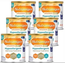 Nutramigen W/ LGG Infant Formula 12.6 oz Can Powder, 6 Pack Expires 08/2027 