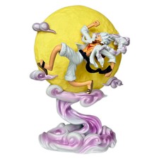 26cm One Piece Gear 5 Nika Luffy Moon Light GK Statue Collectible Figure