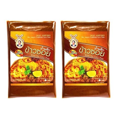 2x Thai Khao Soi Curry Paste Northern Thai Kokos Curry Nudelsuppe MAE AMPORN