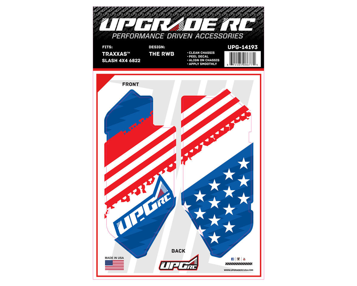 UpGrade RC Chassis Protector for Traxxas® Slash® 4x4 (The RBW) (1) [UPG-14193]