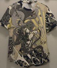 Just Cavalli Roberto Cavalli Men  s All Over Print T-Shirt Size XXL New w/Tags