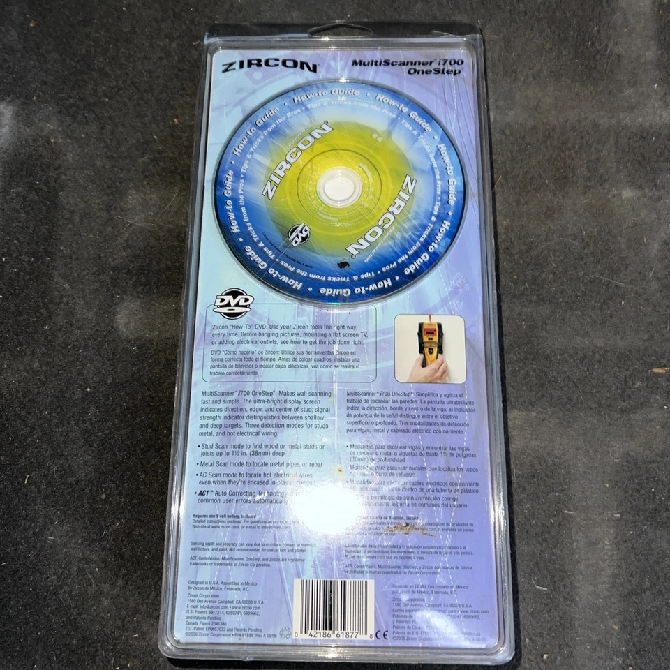 Zircon One Step Multi Scanner i700 Stud Finder Brand New!!! - Image 2 of 2