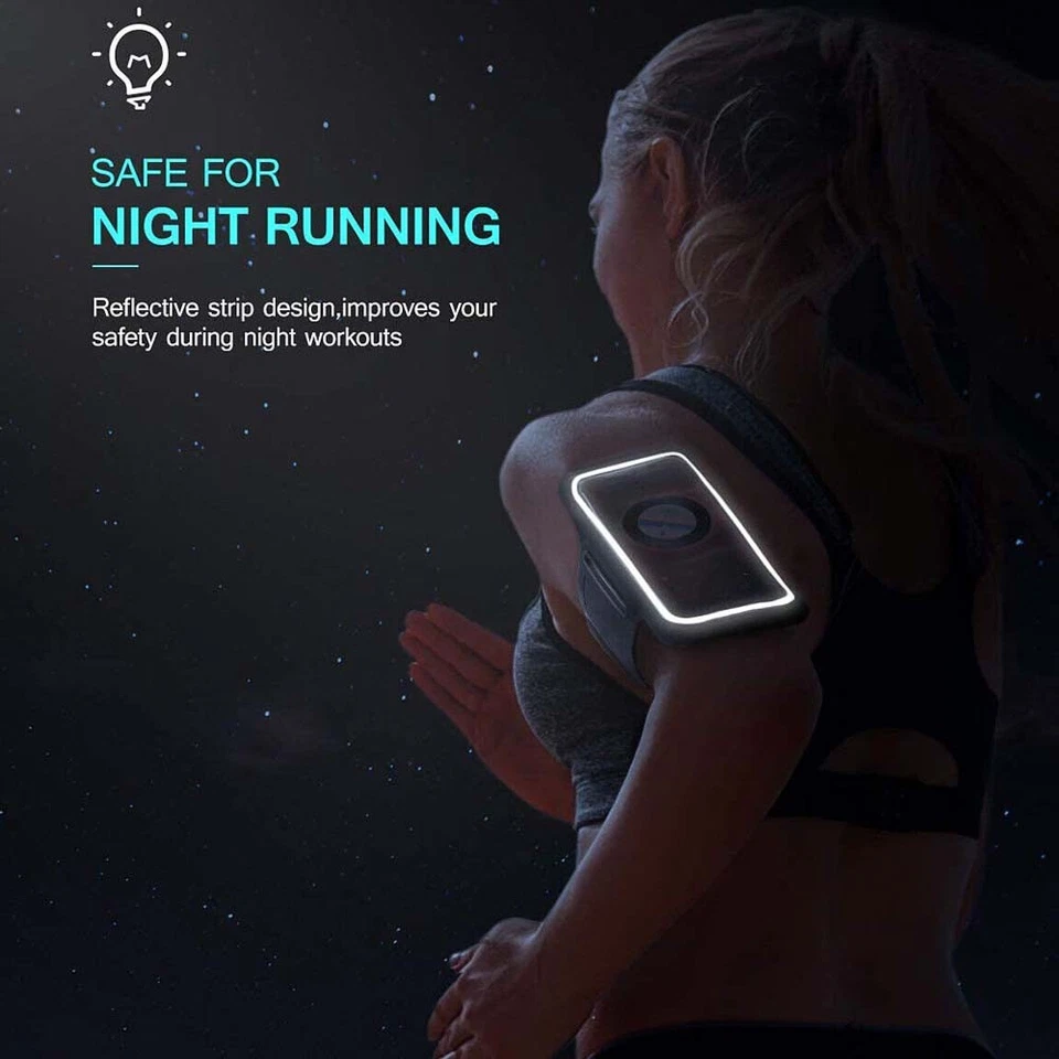 For iPhone 15/14/13 Pro Max Holder Armband Case Sports Running Exercise Arm Band - Image 4 of 4