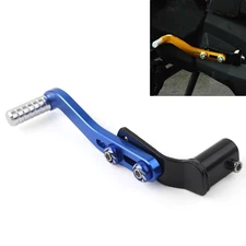 Motorcycle CNC Aluminum Gear Shift Lever Footrest Pedal Shifter Blue Universal