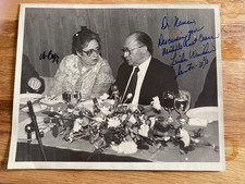 MENACHEM BEGIN * SIGNED & INSCRIBED B/W 10
