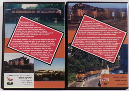 Eisenbahn DVDs, Die Milwaukee Straße im Mittleren Westen, Band 1 & 2 - Bild 2 von 2