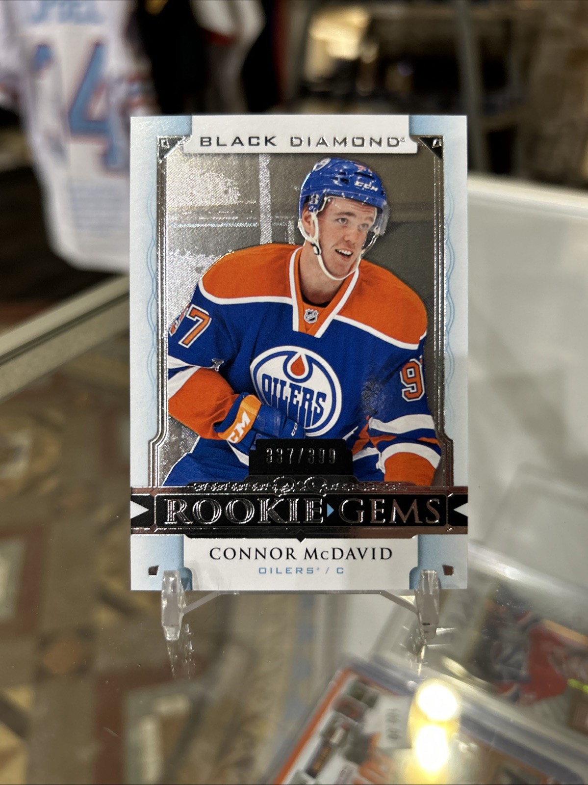 2015-16 Upper Deck Black Diamond Rookie Gems Connor McDavid RC SP /399 Oilers!!!