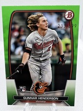 2023 Bowman Base Neon Green #65 Gunnar Henderson /399