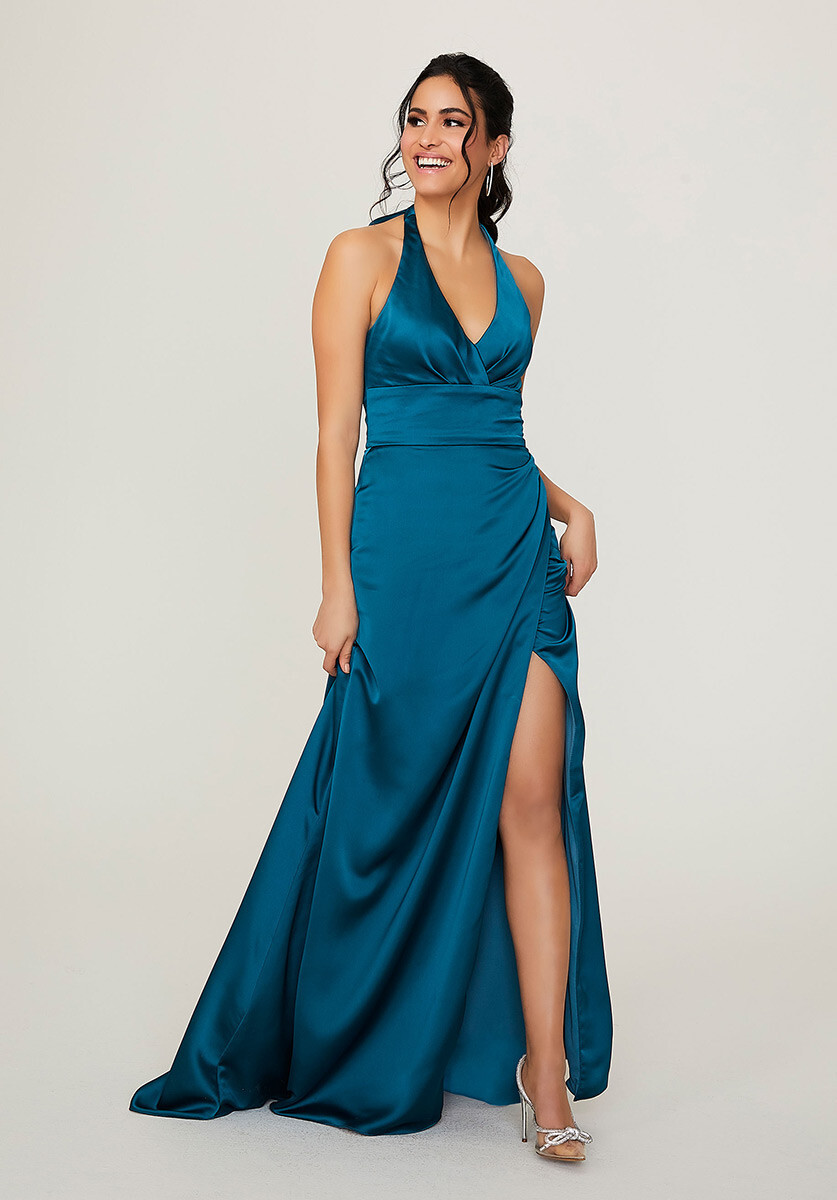 mori lee teal bridesmaid dresses Bridesmaid, Social, Formal, Prom Dresses, size 14, Color Colour:Canela Make a bold statement earlyaccessbf2024 Emily's black polka dot