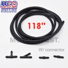 3MxW/Connector Windshield Wiper Washer Nozzle Hose Kit Universal Fluid Tube Pipe