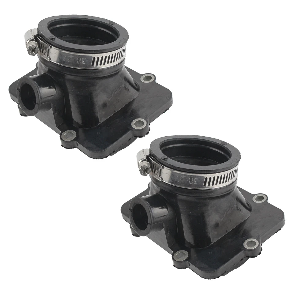 2001-04 Para Ski Doo 500 600 Juego (2) Botas de admisión de carburador Reemplazar 420867880 420867882 Foto 4 de 4