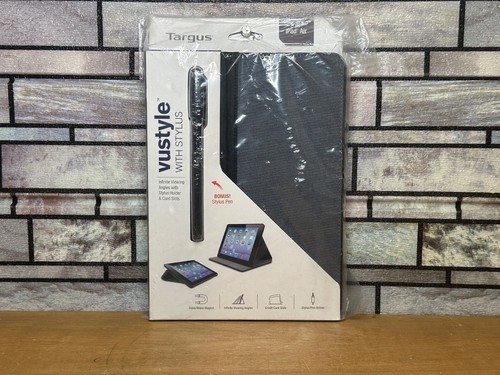 Targus Vustyle Case w Stylus, Apple iPad Air , Black Gray, Free Shipping Daily - Picture 2 of 3