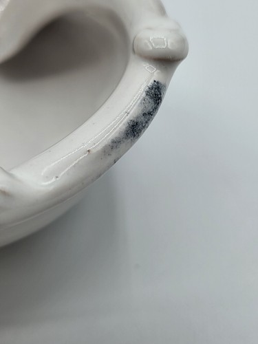 Vintage italienische Keramik Kunst Muschel dekoratives Schmuck Geschirr Schüssel Aschenbecher - Bild 7 von 9