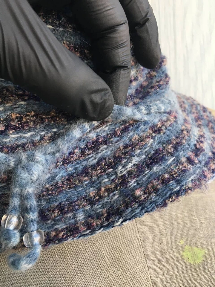 Sombrero cubo multicolor mezcla tweed diseño Kangol vintage talla OS Foto 4 de 4