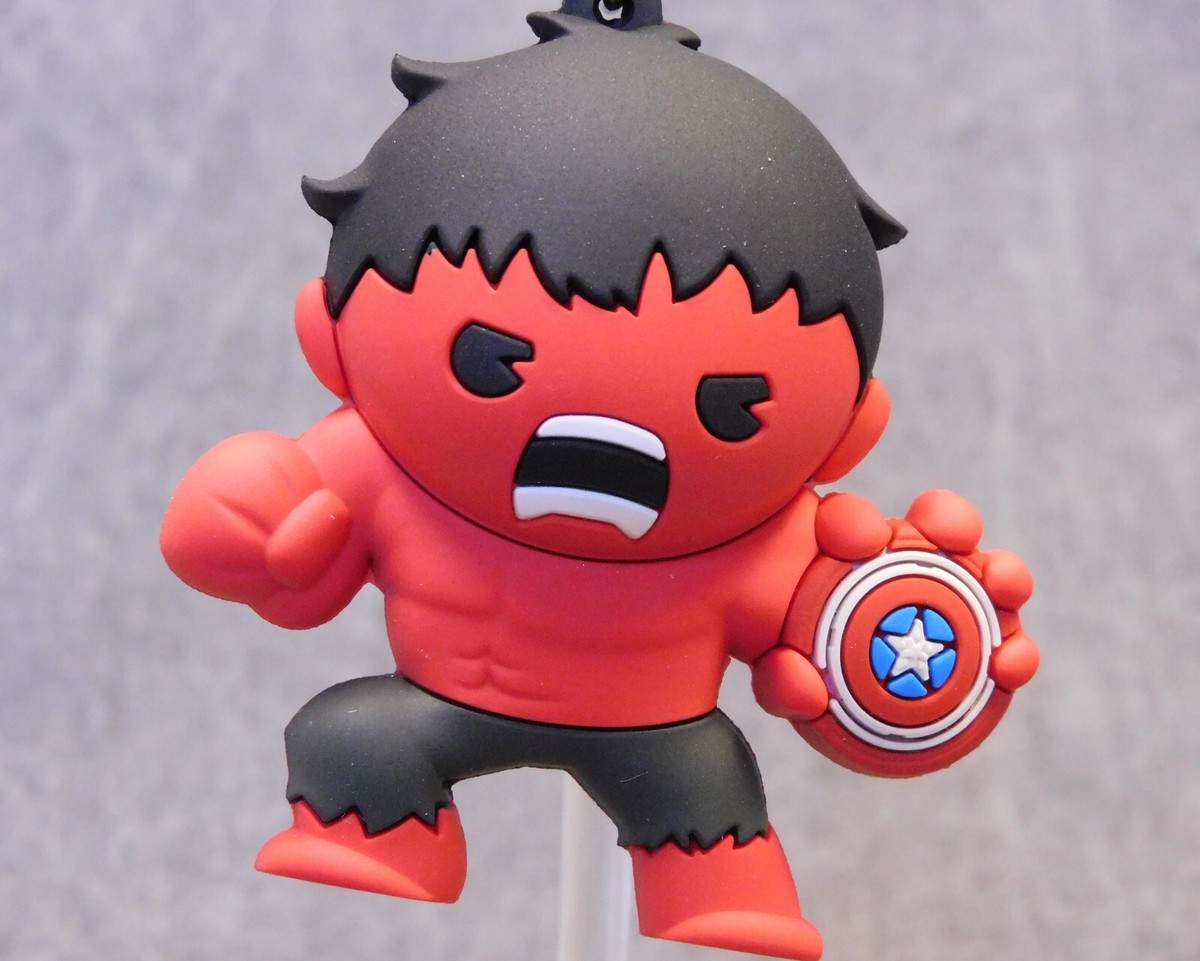 Captain America NEW * Red Hulk with Shield Clip * Blind Bag Key