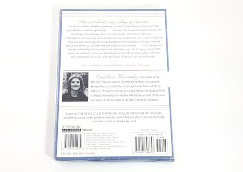 A Patriot's Handbook by Caroline Kennedy Audiobook, 3 CDs, Hyperion, Sealed, New - Picture 2 of 2