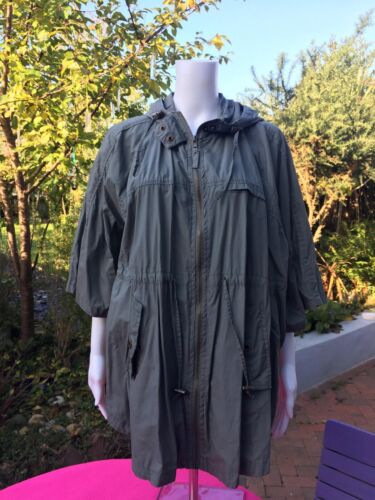 DENIM poncho style overcoat size 10 - Picture 1 of 5