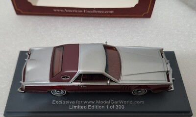 Lincoln Continental Mark V Silver Dark Red 1979 1:43 Neo RARITY