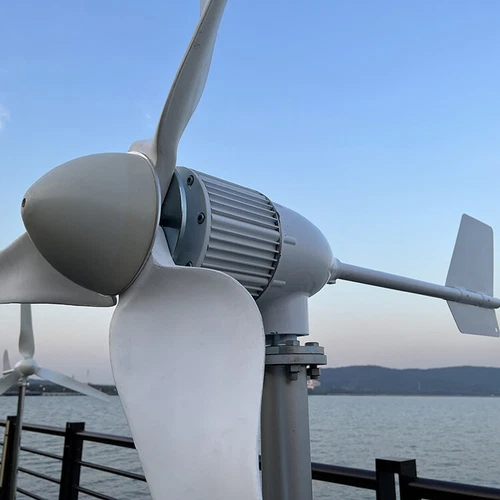 Generador de turbina eólica horizontal 3000W 24V 48V 3 palas molino de viento con controlador - Imagen 8 de 23