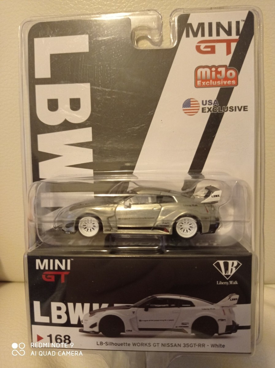 MINI GT 168 chase LB-Silhouette WORKS GT NISSAN 35GT-RR Ver MINI GT 168 chase LB-Silhouette WORKS GT NISSAN 35GT-RR Ver