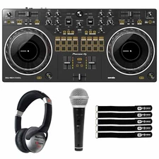 Pioneer DJ DDJ-REV1 Scratch Style 2-Channel Serato DJ Lite Controller w Mic