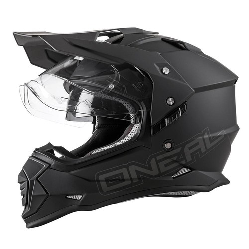 Casco enduro supermotard O'NEAL SIERRA II FLAT BLACK | eBay
