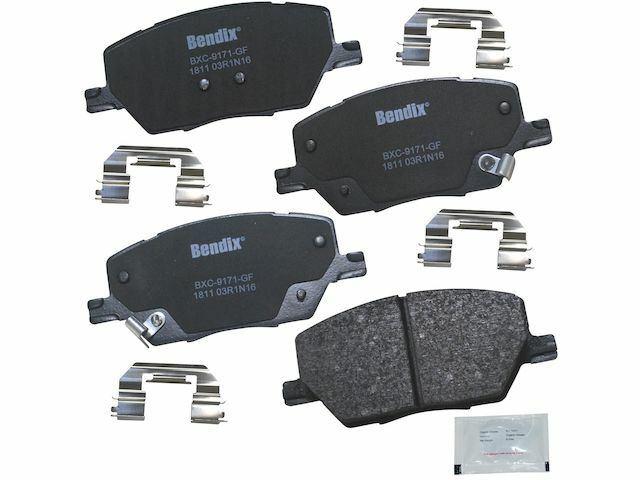 For 2017-2021 Jeep Compass Brake Pad Set Front Bendix 42359SF 2018
