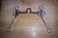 Used Correction Bit Sweet Iron Jointed Mouth 5 1/4" Mouth 8 1/2" Shanks