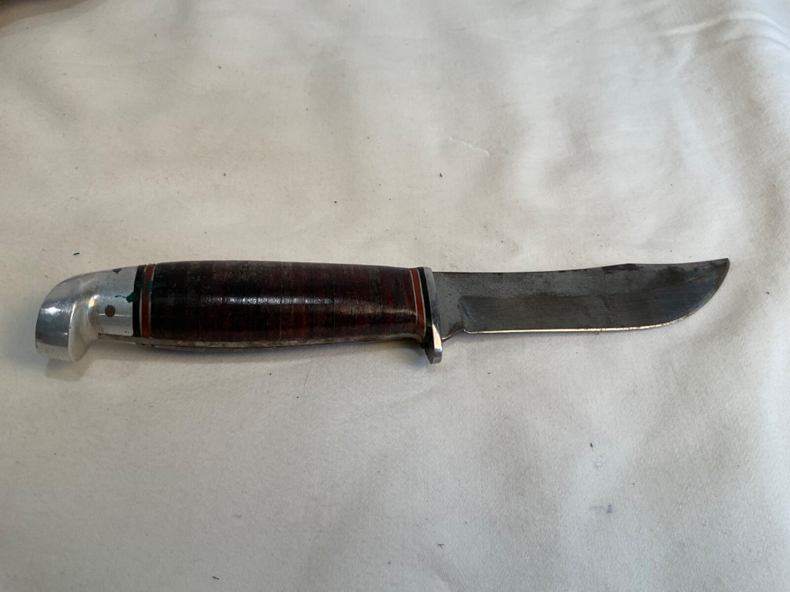 Vintage Craftsman Fixed Blade Knife w/Leather Sheath Made in USA eBay