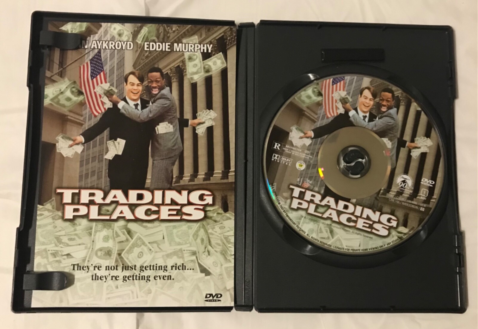 Trading Places DVD Dan Aykroyd Eddie Murphy Widescreen Version eBay