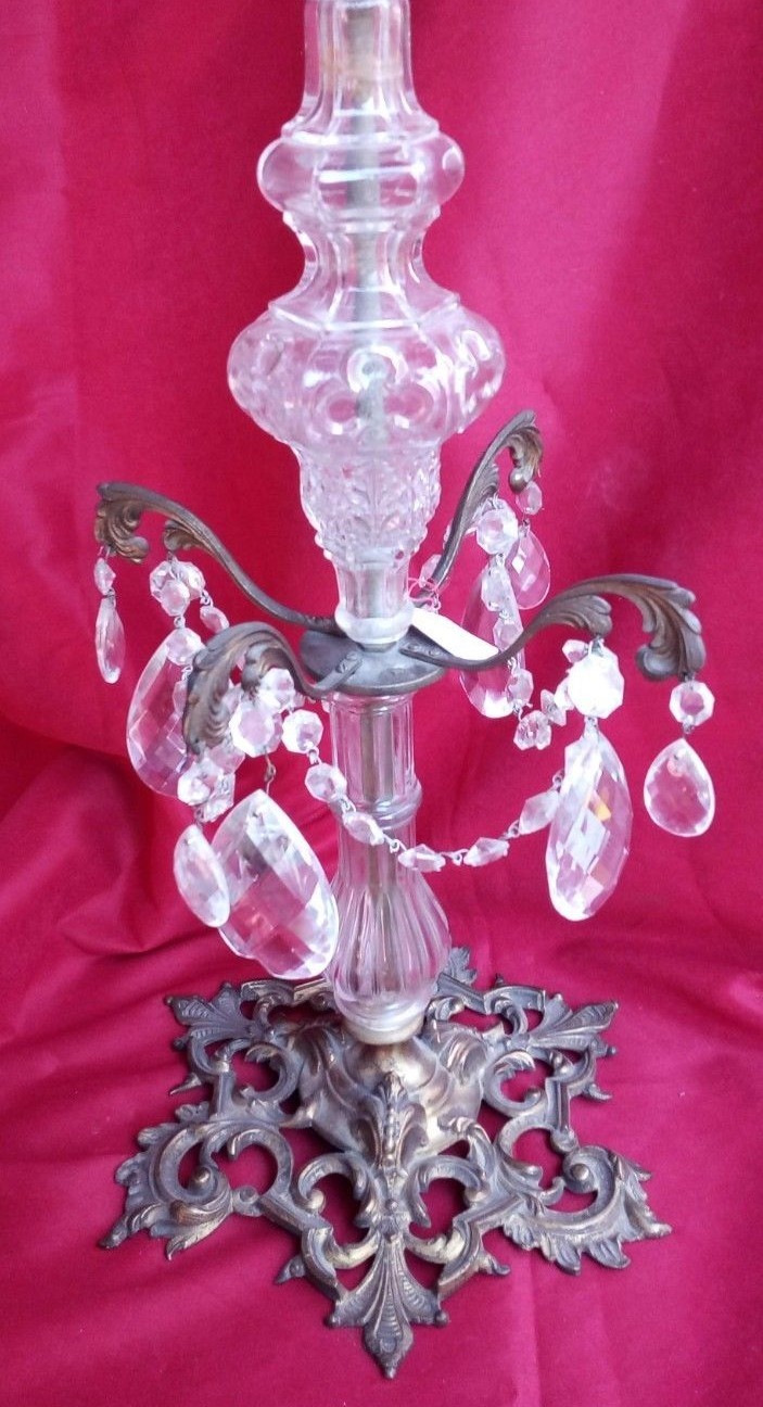 Girandole à électrifier, éléments de lustre à quatre branches Geweldige welkomstvoorraad