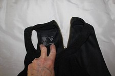 Windsor Bra Build Black Fit & Flare Dress Women's High Neck Sleeveless Zip - S