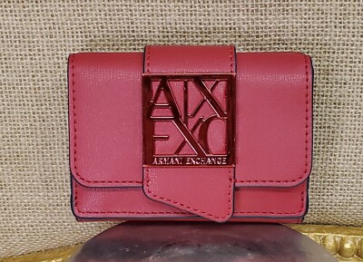 Armani Exchange Red Wallet | eBay