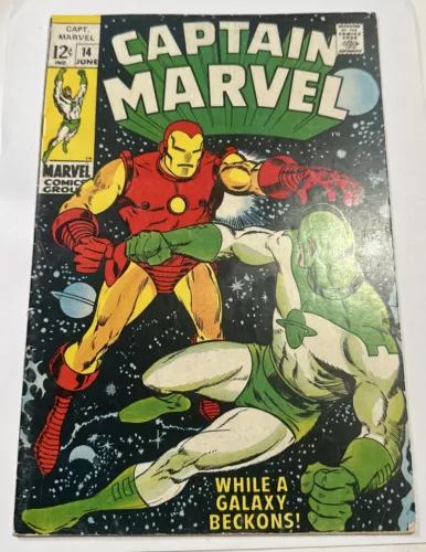 Captain Marvel #14 (Marvel Comics June 1969) Fine