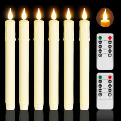 AiiBowy Candele LED Candele Senza Fiamma [3 pezzi] Fiamma tremolante