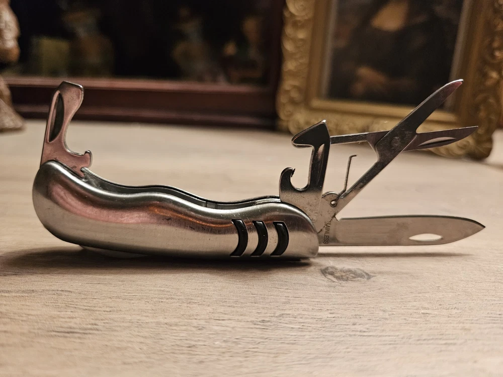 MULTI-TOOL POCKET KNIFE- TOOL/TACKLE BOX MUST HAVE!