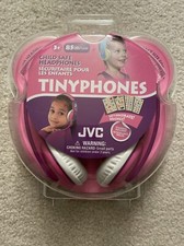 JVC HA-KD7 Headband Headphones - Pink Kids Child Safe Headphones