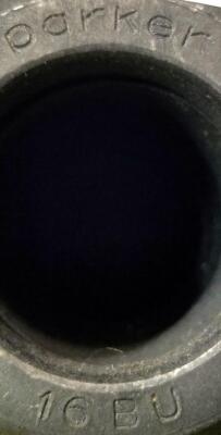 Parker Hannifin 16BU Compression Union 720072-6 5-16WEBV-S 90