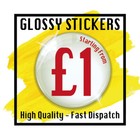 Custom Logo Printed Personalised Round Stickers Labels Glossy Postage Business