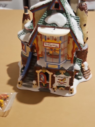 Department 56 North Pole Bjorn Turoc Rocking Horse Maker 56775 Retired 2004 - Picture 7 of 13