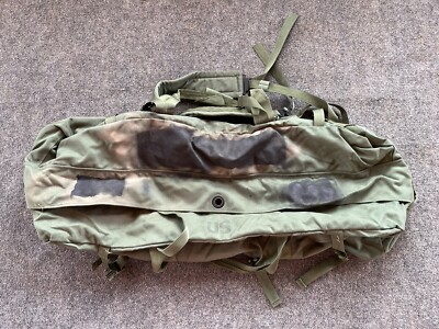 USGI Military Surplus Improved Duffel Sea Bag Green GC NSN #8465