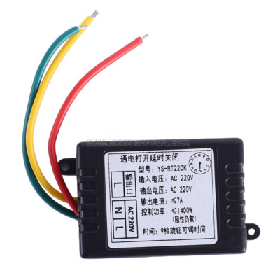 AC 110V-250V Power-ON Delay Relay Switch Adjustable Disconnect Delay Controller