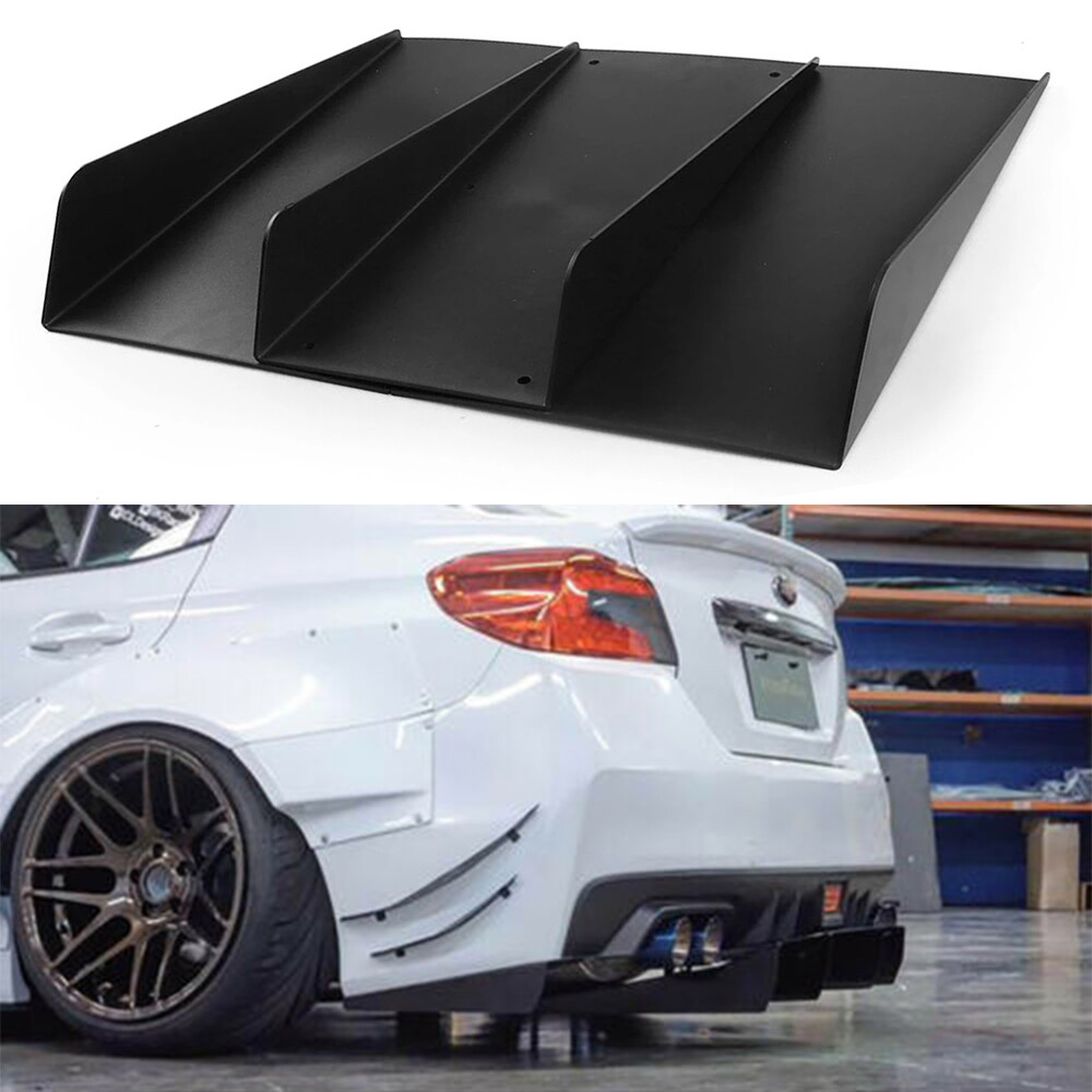 For Subaru WRX STI Car Rear Diffuser Bumper 4 Fins Spoiler Lower - Foto 2
