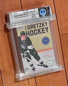 Wayne Gretzky Hockey Nintendo NES 1991 9.4 A+ WATA 9.6 CGC 90 VGA x Mint Sealed