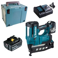 Makita Akku-Stauchkopfnagler 18V DBN600RTJ Mit 2X 5,0 Ah Akku + Lader Im Makpac