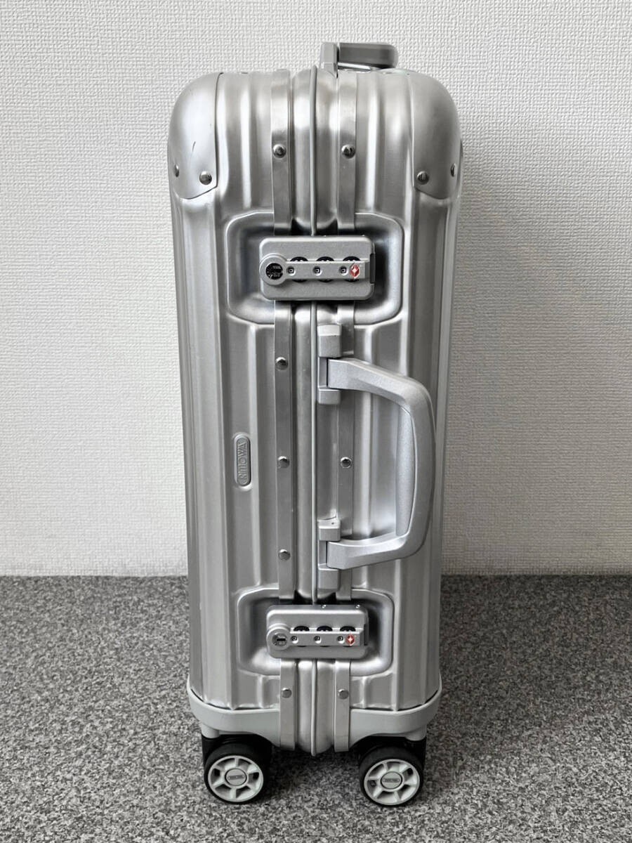【希少良品】RIMOWA TOPAS 920.52 32L シルバー　アルミ4輪 RIMOWA 920.52 TOPAS TSA cabin trolley 2 wheels 35L out of