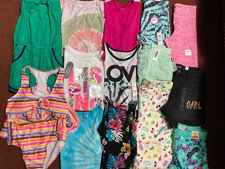 GIRLS Huge Size 16 18 SPRING SUMMER Clothing Lot JUSTICE OLD NAVY TCP ALL NEW